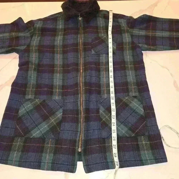 VTG Carol Anderson Womens Wool Relaxed Fit Collared Jacket Green Size Medium - Picture 11 of 11